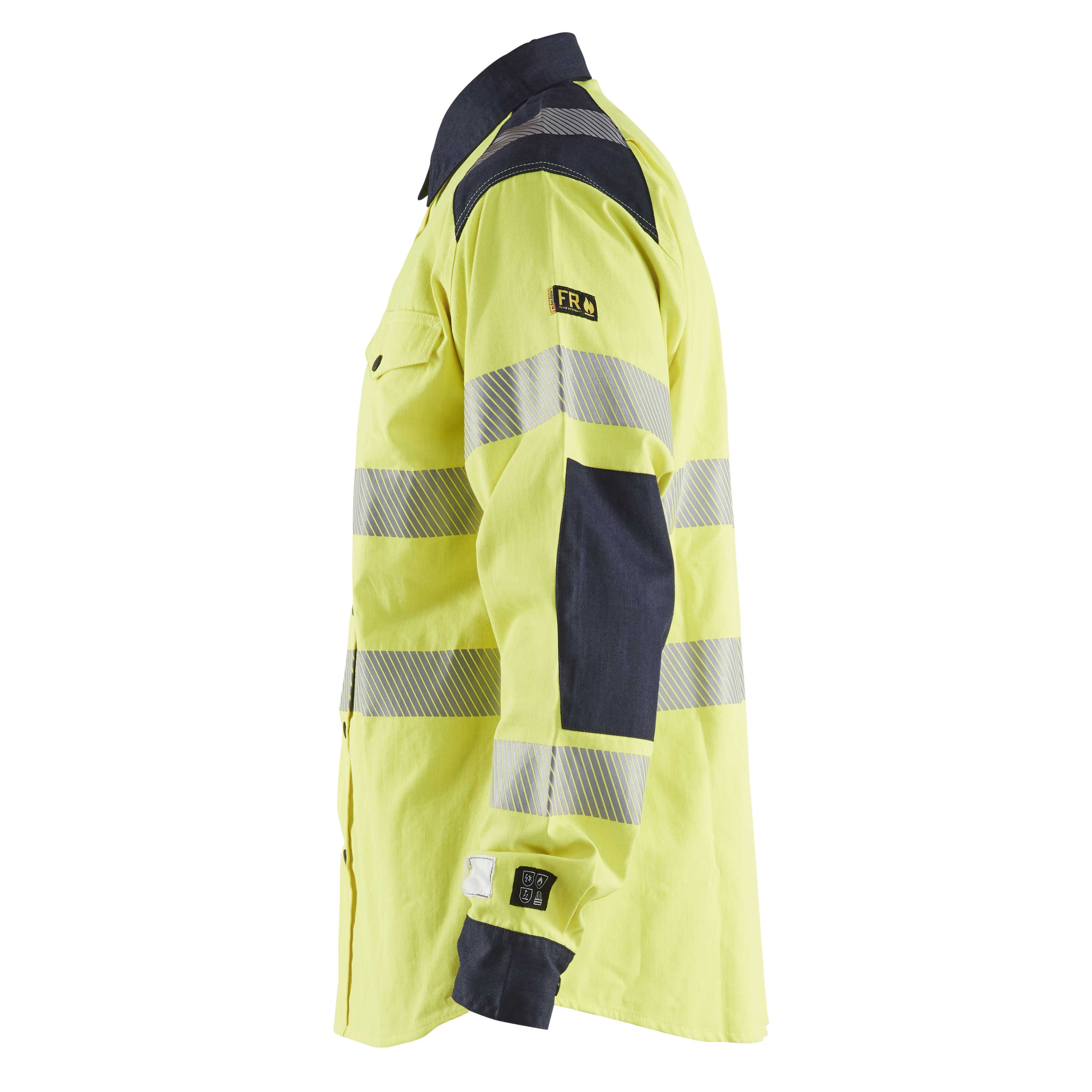 BLAKLADER 32391517 Multinorm shirt Hi Vis Reflective Long Sleeve Work Shirt MEN - Flame Retardant